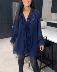 Skylar™ | Elegant Blouse with Ruffles