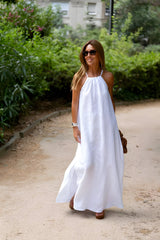 Elina™ | Airy Halter Dress in Cotton Blend