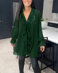 Skylar™ | Elegant Blouse with Ruffles