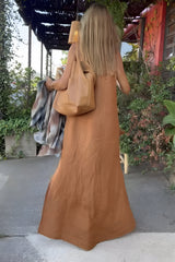 Elina™ | Airy Halter Dress in Cotton Blend