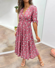 Victoire™ | Elegant Dress with Dots