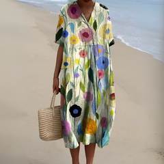 Nicole™ | Summer Dress with Flowers