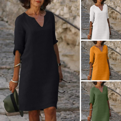 Josette™ | Elegant Dress with V-Neck