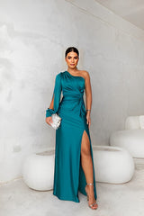 Colette™ | Elegant One-Shoulder Dress