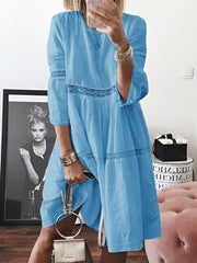 Giulia™ | Boho Vintage Dress with Lace