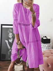 Giulia™ | Boho Vintage Dress with Lace