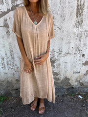 Violette™ | Loose V-Neck Dress