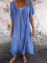 Violette™ | Loose V-Neck Dress