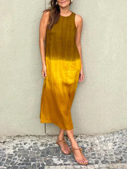 Éloane™ | Elegant Dress with Natural Print