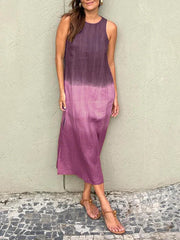 Éloane™ | Elegant Dress with Natural Print