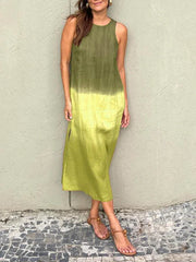 Éloane™ | Elegant Dress with Natural Print