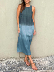 Éloane™ | Elegant Dress with Natural Print