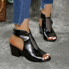 Valeria | Roman Sandals with Open Heel