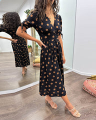 Victoire™ | Elegant Dress with Dots