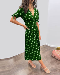 Victoire™ | Elegant Dress with Dots