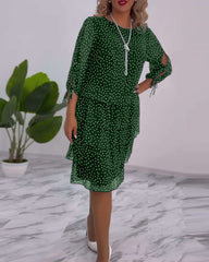 Cléa™ | Layered Polka Dot Dress