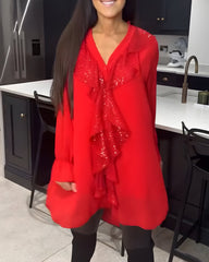 Skylar™ | Elegant Blouse with Ruffles