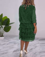 Cléa™ | Layered Polka Dot Dress