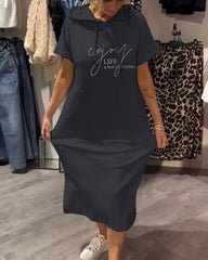 Mélina™ | Soft hoodie dress