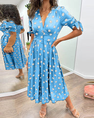 Victoire™ | Elegant Dress with Dots
