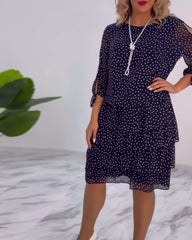 Cléa™ | Layered Polka Dot Dress