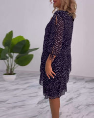 Cléa™ | Layered Polka Dot Dress