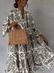 Idalina™ | Trendy Print Dress