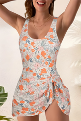 Noëlla™ | Elegant Swimdress with Bow Detail and Tummy Control