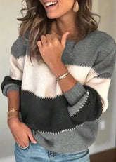 NOËLLE™ | Soft Striped Sweater