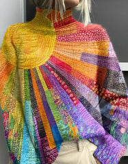 NOËLLE™ | Warm Colorful Turtleneck
