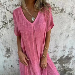 Violette™ | Loose V-Neck Dress