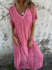 Violette™ | Loose V-Neck Dress