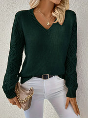 NOËLLE™ | Casual V-neck Sweater