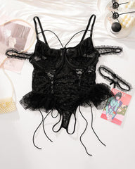 Camille™ | Lace Bodysuit Plus Sizes