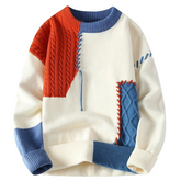 NOËLLE™ | Sweater with Patchwork