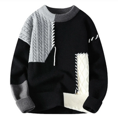 NOËLLE™ | Sweater with Patchwork