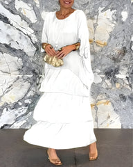 Monique™ | Chiffon Dress with Cake Skirt