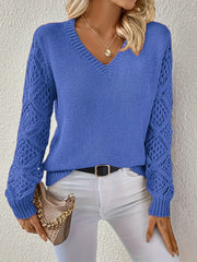 NOËLLE™ | Casual V-neck Sweater