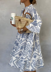 Idalina™ | Trendy Print Dress