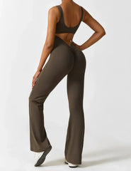 NOËLLE™ | Trendy & Flattering V-Back Jumpsuit