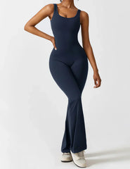 NOËLLE™ | Trendy & Flattering V-Back Jumpsuit
