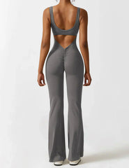 NOËLLE™ | Trendy & Flattering V-Back Jumpsuit