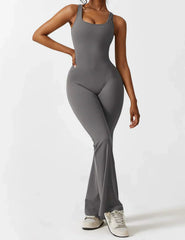 NOËLLE™ | Trendy & Flattering V-Back Jumpsuit