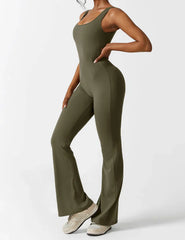 NOËLLE™ | Trendy & Flattering V-Back Jumpsuit