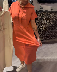 Mélina™ | Soft hoodie dress