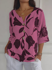 NOËLLE™ | Spring Blouse with V-Neck