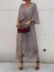 Juliette™ | Flowing Dress with V-Neck