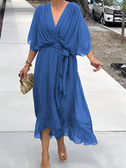 Juliette™ | Flowing Dress with V-Neck