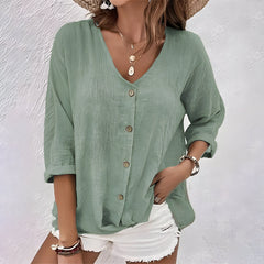 Eva™ | Summer T-shirt with V-neck