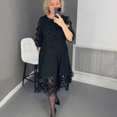 Sarah™ | Midi Dress with Elegant Details